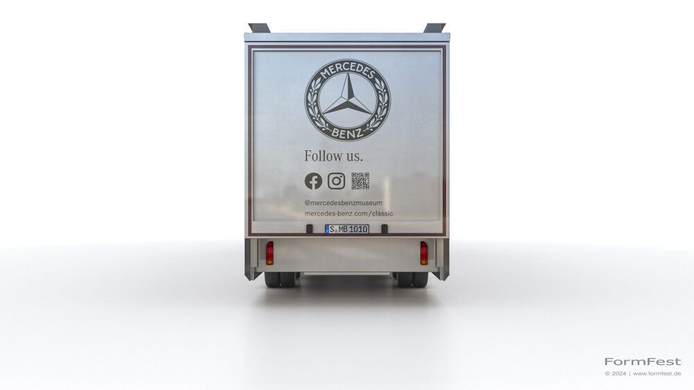 Visualisierung; 3D; Rendering; Jost VS; Mercdes-Benz; Heritage; Classic; Car